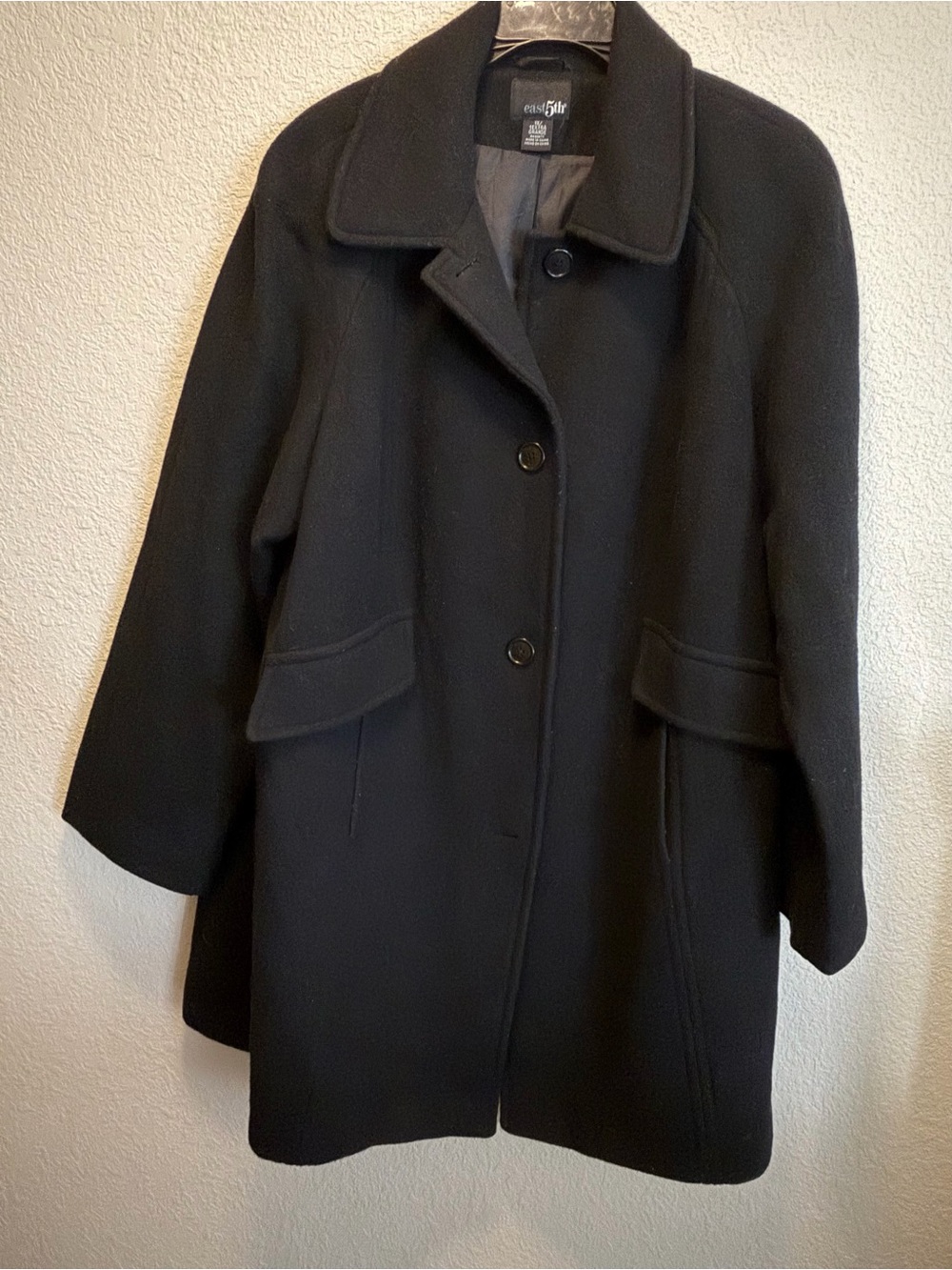 East 5th Women's Black Blend Coat